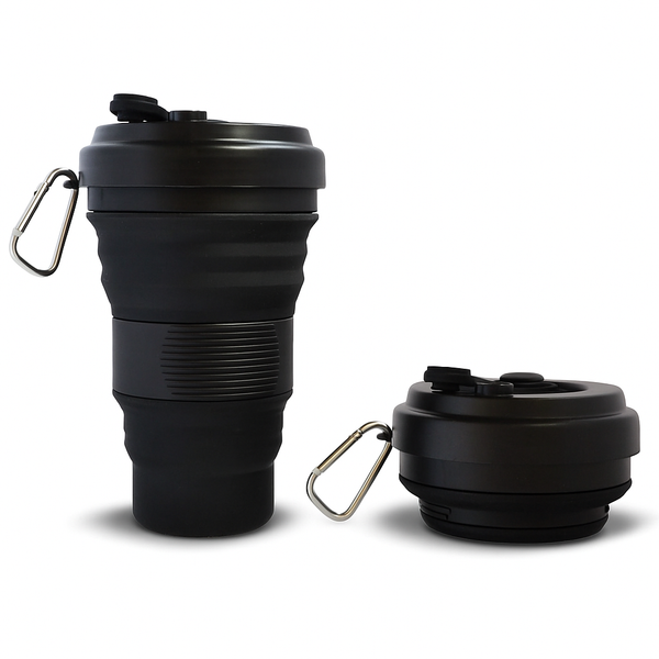 Termo plegable para café, otros líquidos y varios antojos
