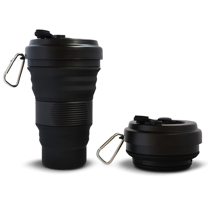 Termo plegable para café, otros líquidos y varios antojos